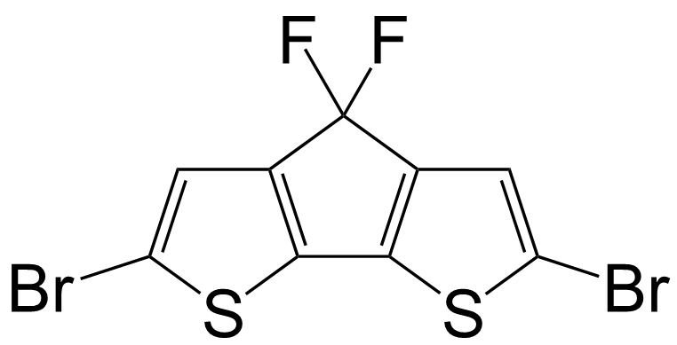 4H-Cyclopenta[2,1-b:3,4-b'] dithiophene,2,6-dibromo- 4,4-difluoro-/942398-48-3